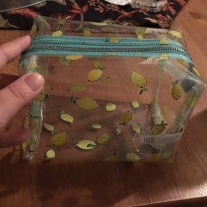 Old Navy Lemons Clear Toiletry Cosmetic Bag